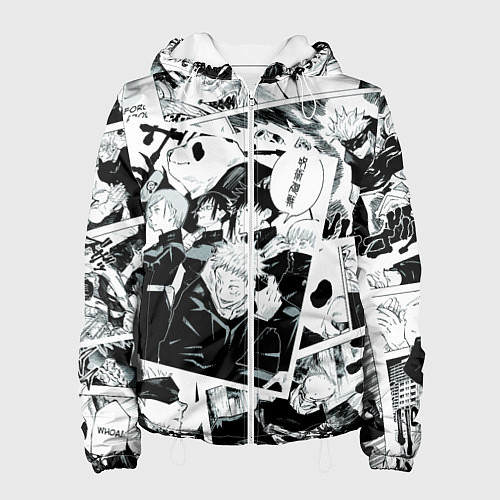 Женская куртка Магическая битва Jujutsu Kaisen манга / 3D-Белый – фото 1