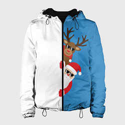 Женская куртка Крутые Санта и Олень