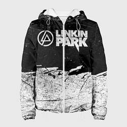 Женская куртка Линкин Парк Лого Рок ЧБ Linkin Park Rock