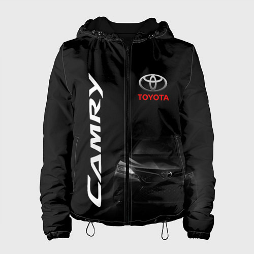 Женская куртка Черная Тойота Камри / 3D-Черный – фото 1