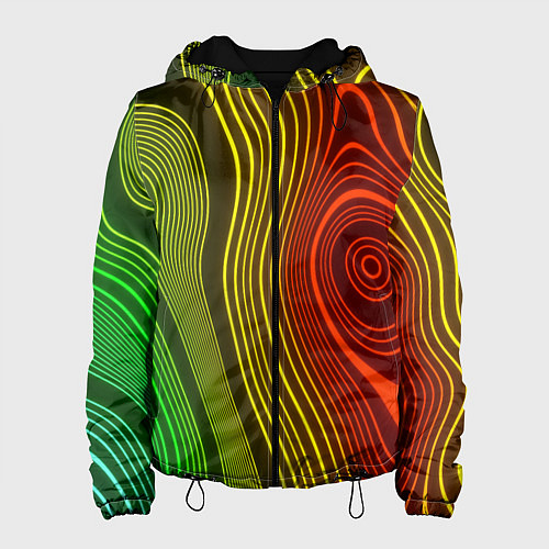 Женская куртка КАРТОГРАФИЧЕСКАЯ ПРОЕКЦИЯ / 3D-Черный – фото 1