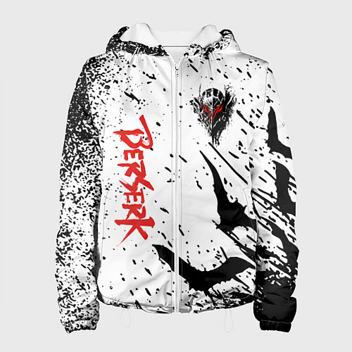 Женская куртка Берсерк: Гранж / 3D-Белый – фото 1