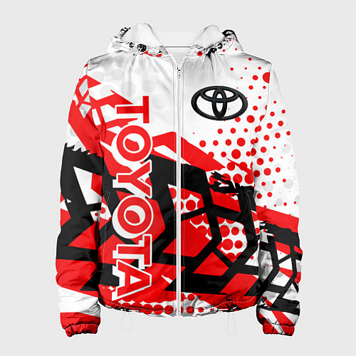 Женская куртка Toyota Тойота / 3D-Белый – фото 1