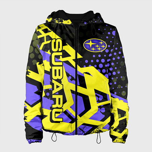 Женская куртка Subaru Cубару / 3D-Черный – фото 1