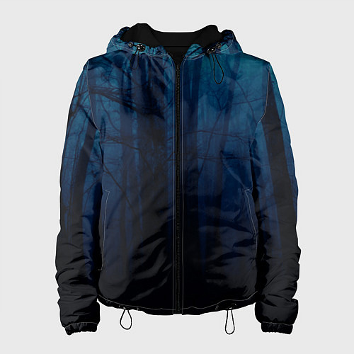 Женская куртка Gloomy forest / 3D-Черный – фото 1