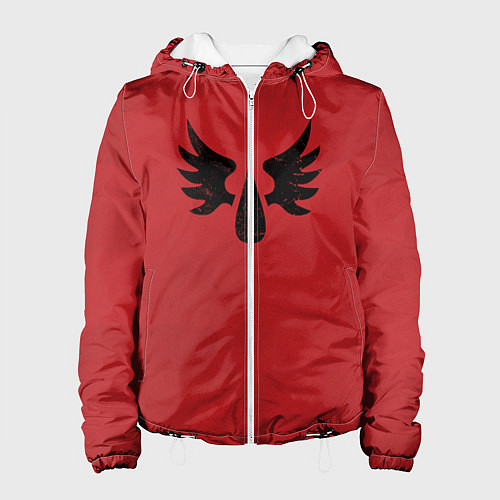 Женская куртка Кровавые ангелы цвет легиона 9 / 3D-Белый – фото 1