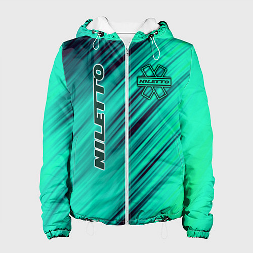 Женская куртка Нилетто Niletto лого / 3D-Белый – фото 1