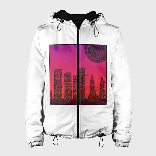 Женская куртка QR-Town / 3D-Черный – фото 1