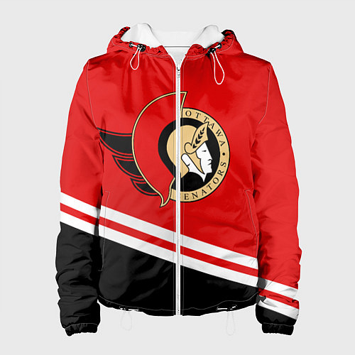 Женская куртка Оттава Сенаторз / 3D-Белый – фото 1
