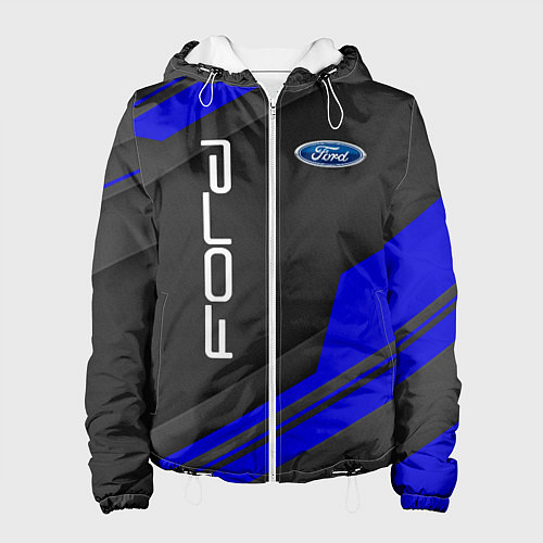 Женская куртка Ford Форд авто / 3D-Белый – фото 1