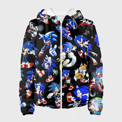 Женская куртка SONIC PATTERN HERO СОННИК / 3D-Белый – фото 1