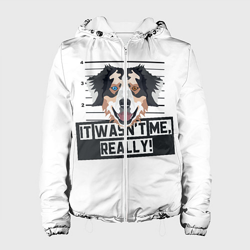 Женская куртка Австралийская Овчарка Australian Shepherd / 3D-Белый – фото 1