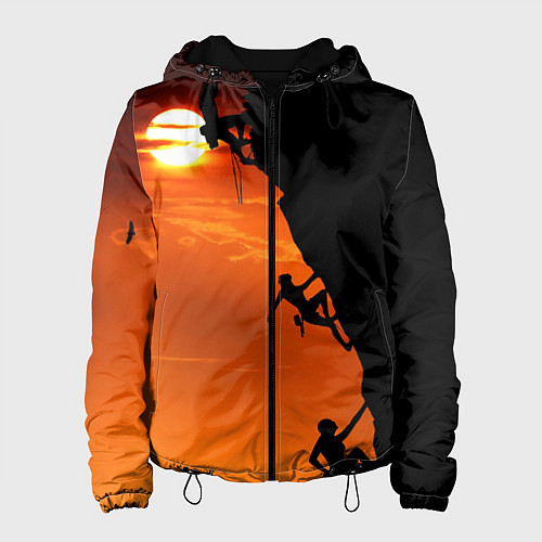 Женская куртка СКАЛОЛАЗЫ В ЗАКАТЕ / 3D-Черный – фото 1