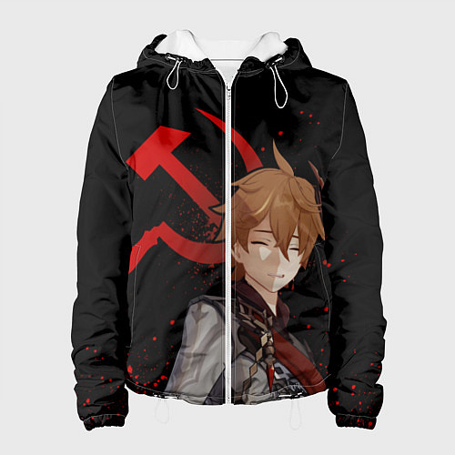 Женская куртка ТАРТАЛЬЯ СНЕЖНАЯ ЧЕРНЫЙ / 3D-Белый – фото 1