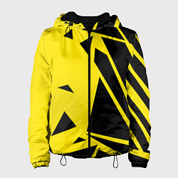 Куртка с капюшоном женская Цвета победы, цвет: 3D-черный