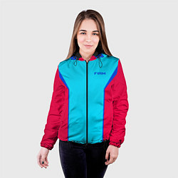 Куртка с капюшоном женская Ретро стиль FIRM, цвет: 3D-черный — фото 2