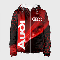 Женская куртка AUDI АУДИ SPORT СПОРТ RED AND BLACK