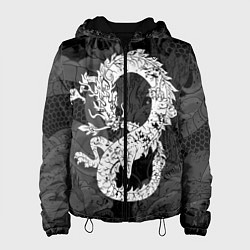 Женская куртка Белый Дракон Гранж White Dragon