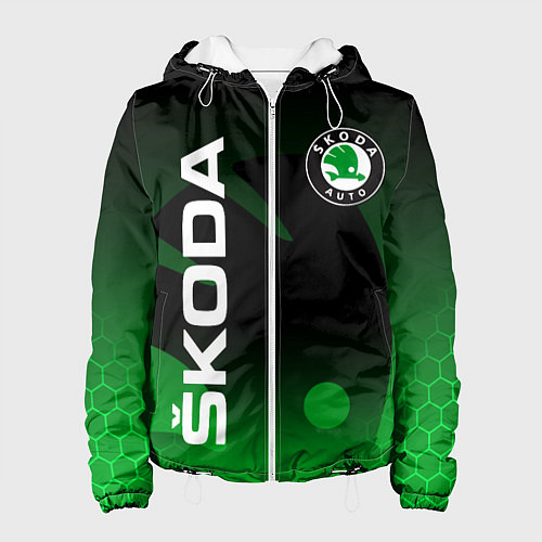 Женская куртка SKODA SPORT GRADIENT ШКОДА СПОРТ / 3D-Белый – фото 1
