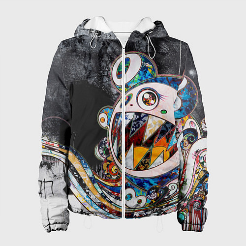 Женская куртка Стрит-арт Такаси Мураками / 3D-Белый – фото 1