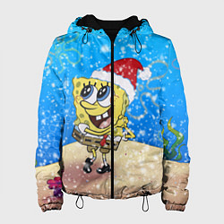 Женская куртка НОВОГОДНИЙ ГУБКА БОБ КВАДРАТНЫЕ ШТАНЫ