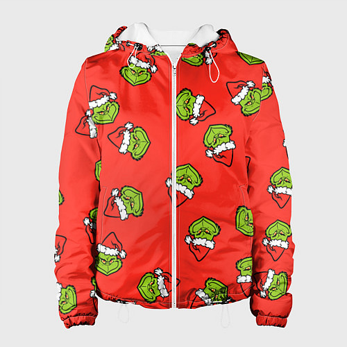 Женская куртка Гринч Похититель Рождества / 3D-Белый – фото 1
