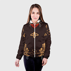 Куртка с капюшоном женская КОСТЮМ ХУ ТАО HU TAO, цвет: 3D-белый — фото 2