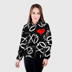 Куртка с капюшоном женская The Weeknd - XO, цвет: 3D-черный — фото 2