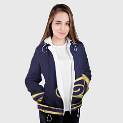 Куртка с капюшоном женская КОСТЮМ КАМИСАТО АЯКИ, цвет: 3D-белый — фото 2