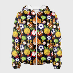 Женская куртка Разные Спортивные Мячи