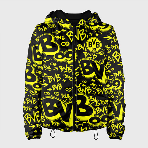 Женская куртка BVB 09 - BORUSSIA Боруссия Дортмунд / 3D-Черный – фото 1