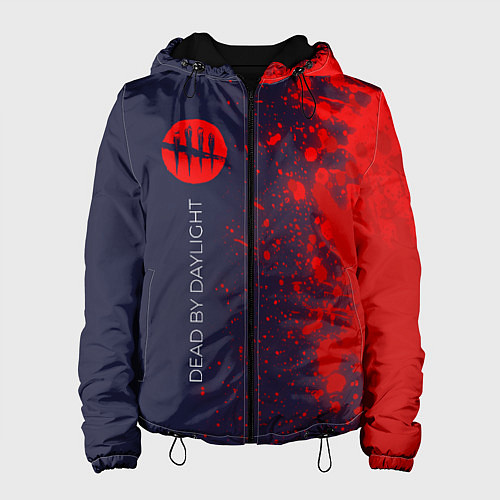 Женская куртка DEAD BY DAYLIGHT - Брызги По вертикали / 3D-Черный – фото 1