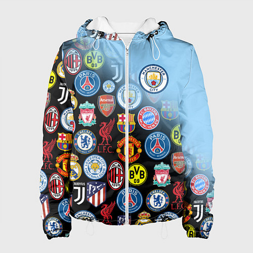 Женская куртка МАНЧЕСТЕР СИТИ MANCHESTER CITY / 3D-Белый – фото 1