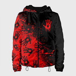 Женская куртка Death Stranding Отпечаток рук паттерн