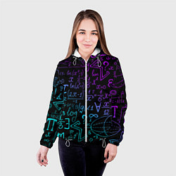 Куртка с капюшоном женская НЕОНОВЫЕ ФОРМУЛЫ NEON FORMULAS, цвет: 3D-белый — фото 2
