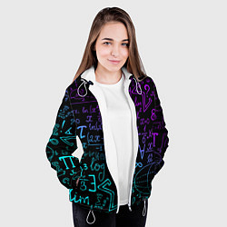 Куртка с капюшоном женская НЕОНОВЫЕ ФОРМУЛЫ NEON FORMULAS, цвет: 3D-белый — фото 2