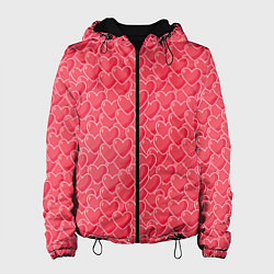 Женская куртка Моя Любовь сердечки