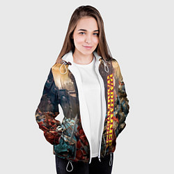 Куртка с капюшоном женская Ваха Осада, цвет: 3D-белый — фото 2
