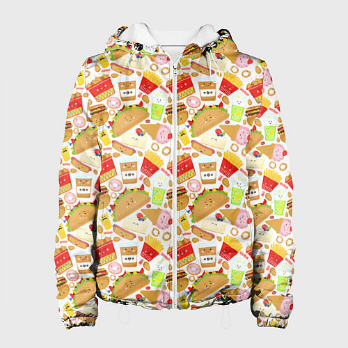 Женская куртка Продукты Питания / 3D-Белый – фото 1