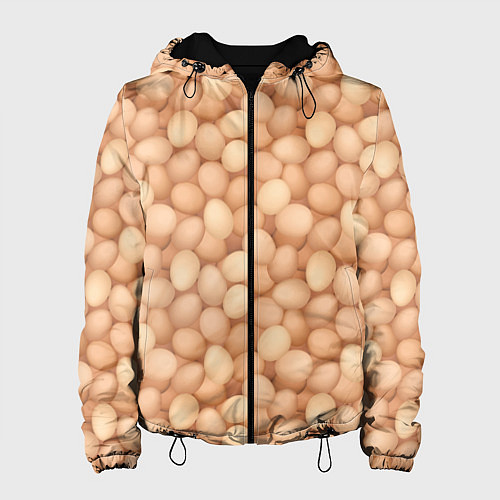 Женская куртка Куриные Яйца / 3D-Черный – фото 1