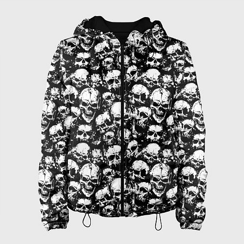 Женская куртка Screaming skulls / 3D-Черный – фото 1
