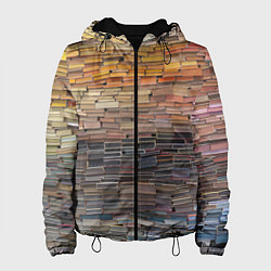 Женская куртка Книжные кирпичики знаний