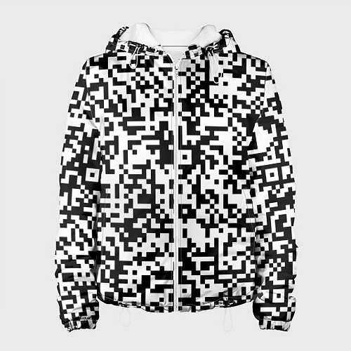 Женская куртка Стиль QR код / 3D-Белый – фото 1