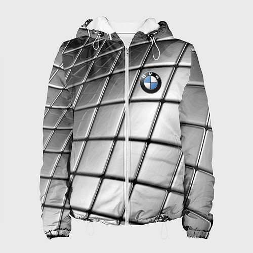 Женская куртка BMW pattern 2022 / 3D-Белый – фото 1