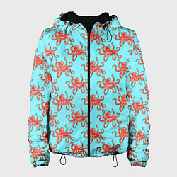 Женская куртка Осьминог паттерн