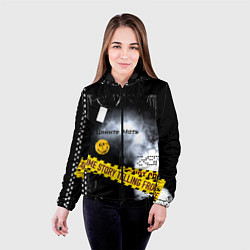 Куртка с капюшоном женская Цените мать Стиль, цвет: 3D-черный — фото 2