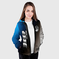 Куртка с капюшоном женская JEEP Jeep Pro Racing, цвет: 3D-черный — фото 2
