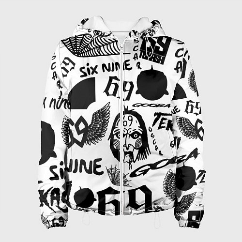 Женская куртка 6IX9INE - Pattern / 3D-Белый – фото 1