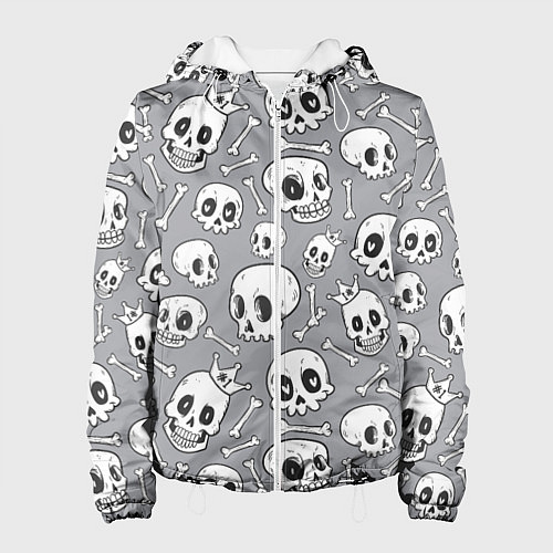 Женская куртка Skulls & bones / 3D-Белый – фото 1