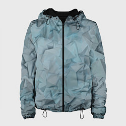 Куртка с капюшоном женская ЛеДяная Геометрия, цвет: 3D-черный